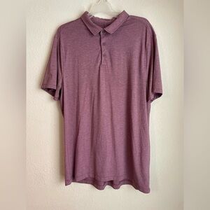 Lululemon Evolution Short Sleeve Polo Shirt
Heathered Vintage Plum size L